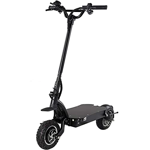 Electric Scooter : JTYX Offroad Electric Kick Scooter 2000W Dual Drive 10.0 Inch Folding E-Bike 50~55Miles Long-range & Max Speed 40-50MPH Foldable E Scooter for Adults