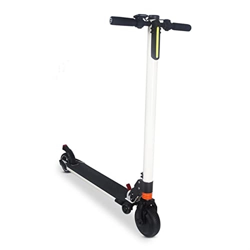 Electric Scooter : JUSTPENGHUI 5.5 Inch Foldable Electric Scooter 350w 2 Wheels Folding Foot Scooters Balance Bike Powerful Motorcycle For Adult Men Women Scooter (Color : White)
