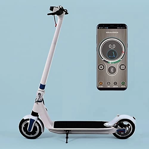 Electric Scooter : KAPLAR Adult Foldable Electric Scooter, Weight Capacity 330Ibs Night Safety Light Shock-absorbing Design Aluminum Alloy Material 300W Motor Dual Absorber+Brake 15km Driving Range