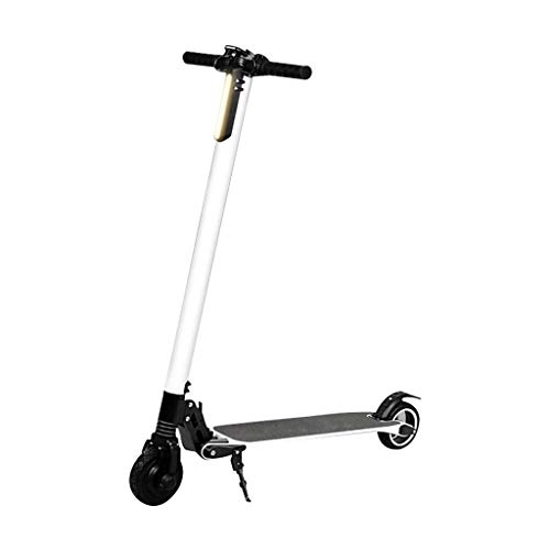 Electric Scooter : Kick Scooter Adult Scooter Two-wheel Electric Scooter Suitable for Children Adults Foldable Double Shock Absorption Lightweight Single Pedal Scooter ()