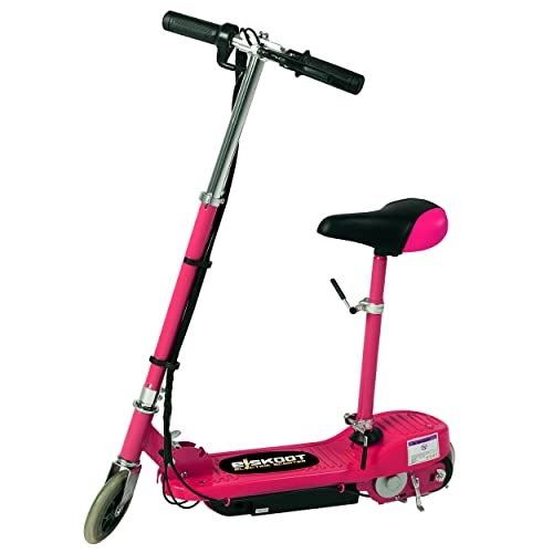 Electric Scooter : Kids Electric Scooter E Scooter E-scooter Pink 120W Motor 24V Rechargeable Battery Powered