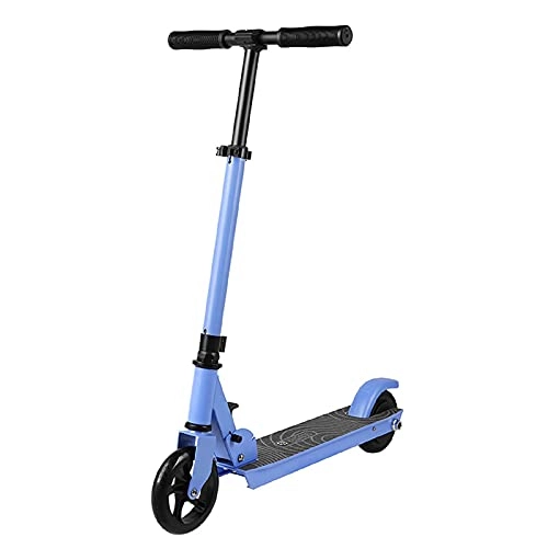Electric Scooter : Kids Electric Scooter, Easy Foldable E-scooter For Children (BLUE), Adjustable Handles, 120W, Up to 6KM / h, 5" Wheels, Up to 60Kg Weightload