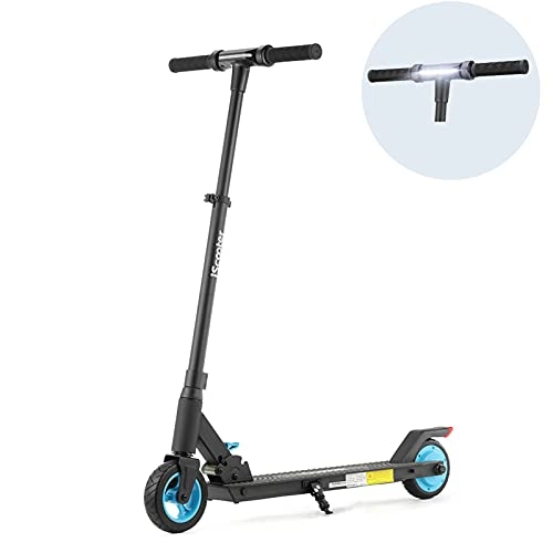 Electric Scooter : Kids Electric Scooters ik5 , Height Adjustable, Double Brake , Max Speed 15.5mph , Lightweight Safe E-Scooter with Led Light 6" Tire Kick Scooter Gift for Boy / Girls