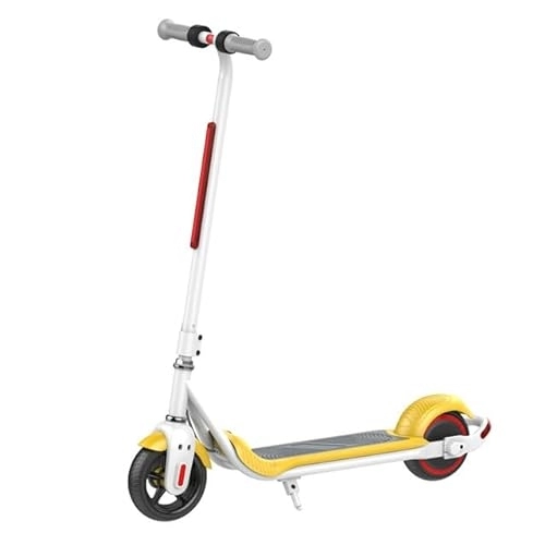 Electric Scooter : KNakasaki | Kids Electric Scooter for 6-12-16 Years, Foldable, Electric Scooter, Two Types Brakes, Maximum Speed 16 KM / H, Gifts for Children and Teens, Yellow