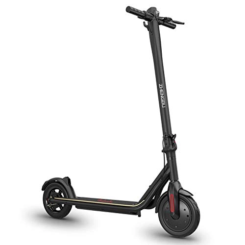 Electric Scooter : KUSAZ Adult electric scooter, collapsible city scooter, lithium battery, drum brake, brushless motor, LCD digital instrument panel, 40km-r / 23-30km_36V
