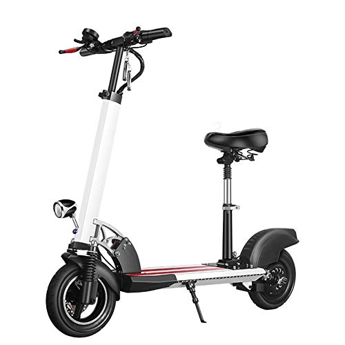 Electric Scooter : Leetianqi Electric Folding Scooter Adults, With comfortable seats Max Speed Up To 50 Km / h And Endurance Of 50 Km