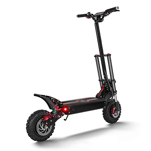 Electric Scooter : LFLDZ Electric Scooter, 11-Inch Dual-Motor Electric Scooter 2400W Off-Road Electric Scooter Off-Road Dual-Drive High-Speed Scooter