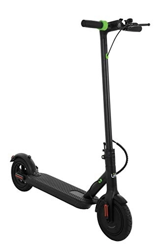 Electric Scooter : Li-Fe Unisex's 250 AIR Lithium Electric Commuter E-Scooter with Powerful Rechargeable Battery & 3 Speed 250W Motor, Quick and Easily Foldable Lightweight Design, Black, 108 x 44 x 115 cm