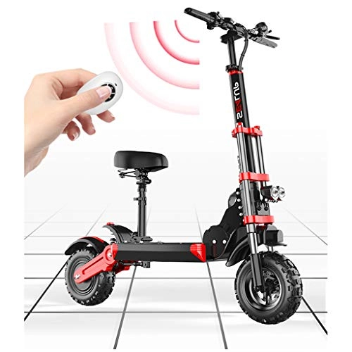 Electric Scooter : Likai Electric Car 12 Inch Off-road Shock Absorption Small Air CushionScooter Electric Scooter Adult