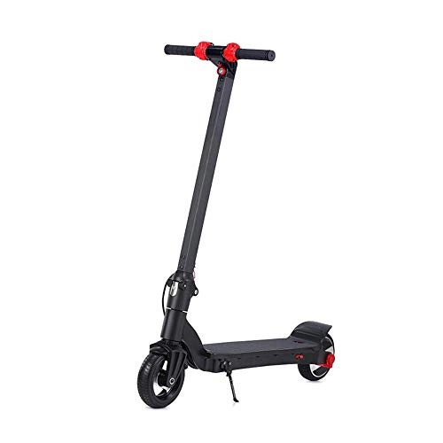 Electric Scooter : Liuxiaomiao Electric Scooter Electric Scooter For Commute And Travel 250W Motor 6.5" Tires Up To 15 Miles 264 LBS Max Load Weight for Teens and Adults (Color : Black(4ah Battery), Size : 105x97cm)