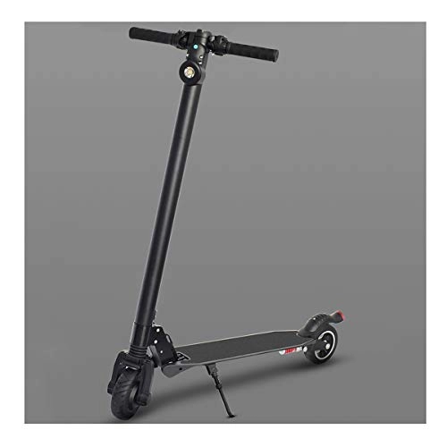 Electric Scooter : LJP Electric Folding Scooter E-kick Scooters For Adults Easy To Carry Black Up To 13-15 KM Range 24V 6.6AH Battery 6 Inch Tires