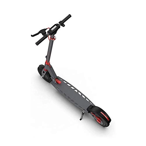 Electric Scooter : LKNJLL Electric Scooter - Up To 15MPH, 8" Airless Flat-free Tires, Rear Wheel Drive, 300W Brushless Hub Motor, Super Lightweight 21lbs, Anti-Rattle, Aluminum Folding Electric Scooter for Adults