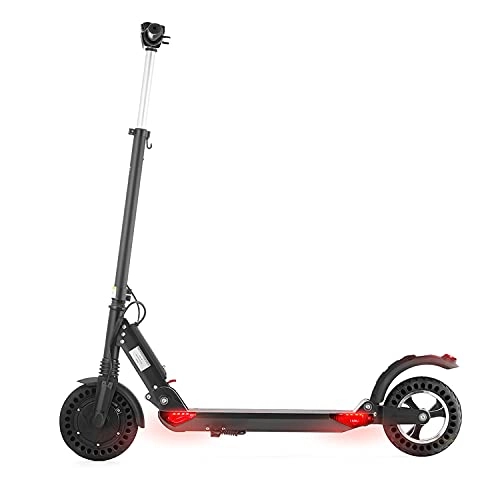 Electric Scooter : LuvTour 350W Electric Scooter for Adults 25Km / h Long Range up to 30Km, Foldable E-Scooter Height Adjustable, 8'' Solid Tires Super Light City Scooter-Maximum Load 120Kg (3 Gears)