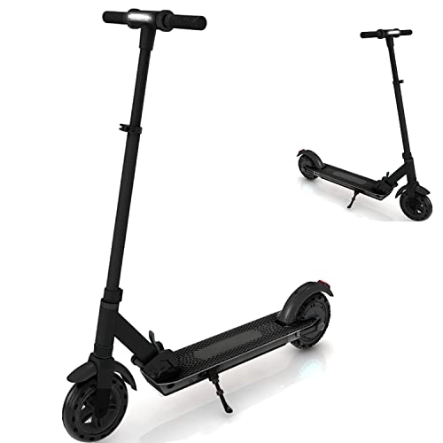 Electric Scooter : MJK X8 Pro Electric Scooter Folding Electric Scooter with Powerful Motor, 3 Adjustable Speed Modes, Max. Speed 25 km / h, LCD Display, 8 Inch for Children and Adults, Black