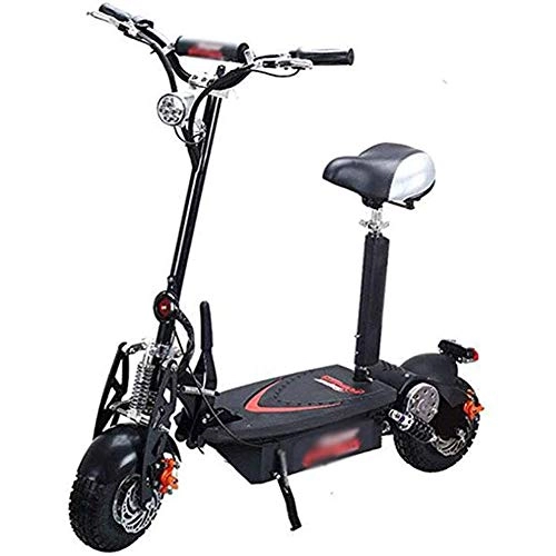Electric Scooter : MMJC Electric Scooter, Easy Folding & Carry Design, Max Speed of 45 MPH, Long-Range Battery 1500W Motor, Suitable for Adults & Teenager