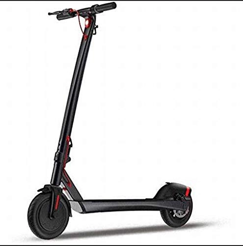 Electric Scooter : MU Electric Scooters, City Commuter Scooter Quick Fold 800W Brushless Motor Maximum Range 60Km 9 inch Honeycomb Run-Flat Tire for Transportation and Commuting
