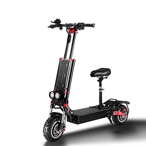 Electric Scooter : N\A Electric Scooter Adult 5400W, 60V38AH Lithium Battery LCD Display, Dual Motors, Turn Indicator, Maximum Speed 85km / h, Maximum 100KM Endurance Adult Scooters