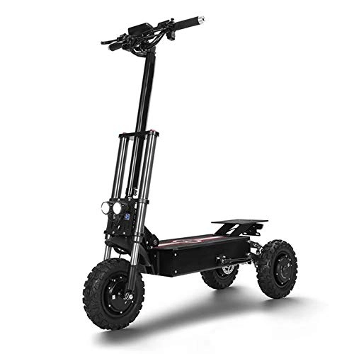Electric Scooter : N\A ZGGYA Electric Scooter Adult Portable Foldable, Electric Scooter, Off-road Scooter, Three-wheel Scooter, Motor 3000W, Charging Time 9 Hours, Rated Power 1200W 3 Motor