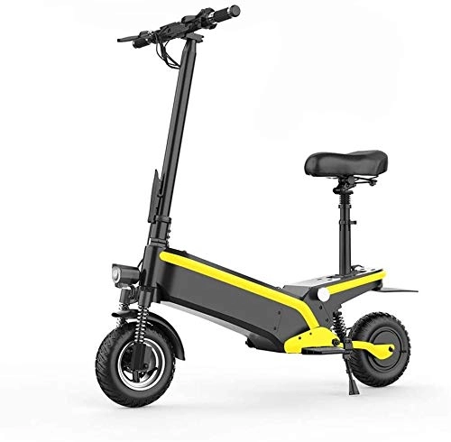 Electric Scooter : N\A ZGGYA Electric Scooters, Five-layer Shock-absorbing System, Anti-shock Compression Alloy Frame, 500W Equipped With Remote Intelligent Alarm System, Portable Foldable
