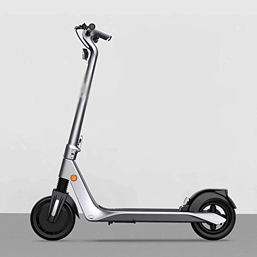 Electric Scooter : N\A ZGGYAElectric Scooter Adult, Battery 48V / Charger 110V-240V / Charging Time 3-6 Hours, Maximum Speed 28KM / H, Foldable Portable, 17 Cm Widened Pedal Non-slip Surface Design