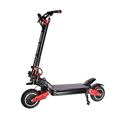 Electric Scooter : N\A ZGGYAElectric Scooter Adult, Dual-pedal Off-road Scooter 72V / 3200Watts Dual-motor, With 11-inch Off-road Tires, Maximum Speed Up To 110Km / h, Super Power Foldable Scooter