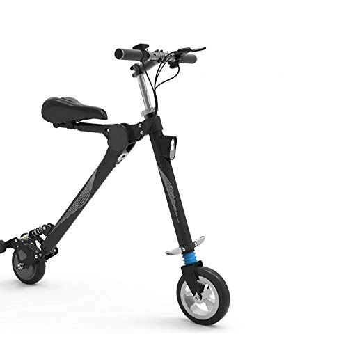 Electric Scooter : NA Aviation Aluminum Alloy Super Body Electric Scooter Adult Fast E Electric Bicycle, Portable Foldable, 36V5.2A Lithium Battery, 150KG Load, 20KM Battery Life, Shock Absorption Design