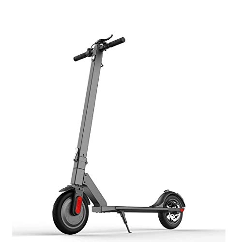 Electric Scooter : NA ZGGYAElectric Scooter Adult Portable Foldable 200W LCD Display, 10-inch Shock-absorbing Off-road Tire Long-distance Electric Light 24 Km / H 29.4V / 5.0Ah Lithium Ion Battery