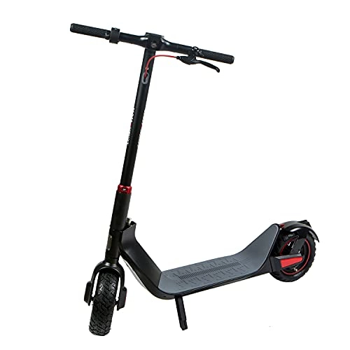Electric Scooter : NANROBOT X-Spark Business Electric Scooter for Adult Powerful 500W Motor MAX Speed ​​19MPH& 22 Miles MAX Range, 200lbs, 10" Rubber Air Tires One-Step Foldable Portable Commuter Electric Scooters