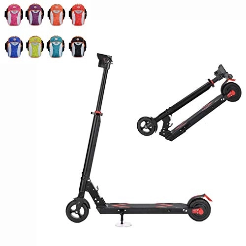 Electric Scooter : NCBH Electric Scooter Electric Scooter Kids Folding Scooter Maximum Speed 25km / H, 250w Motor 6.5 Inch Solid Tire Lcd Screen and App Control for Adults and Teenagers(free Sports Arm Bag), 4A