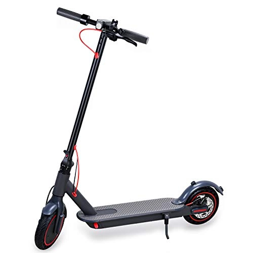 Electric Scooter : NEW Foldable Electric Scooter lightweight BATTERY 10.4AH POWERFUL MOTOR PRO E-Scooter portable-Black