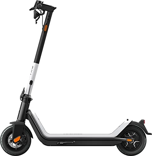 Electric Scooter : NIU KQi3 Sport Electric Scooter Adult, E Scooter 40km Long Range, 4 Speed Mode Adjustable, Max Speed 25km / h, 300W Motor, APP Control, Double Brakes, Foldable and Portable (White)