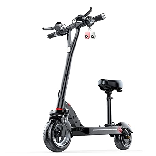 Electric Scooter : NSHZKSDH Electric Scooter, Adult Folding Mini Electric Scooter, Portable Mini Electric Scooter, Adult Scooter, Electric Scooter With LED Display, Two-wheel Electric Scooter With Seat