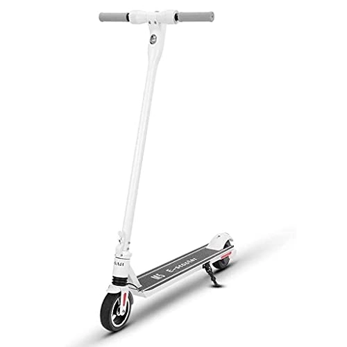 Electric Scooter : NUOLIANG Electric Scooters, Adult Electric Scooter with Led Light 250W High Power Motor 5.5 inch Solid Rubber Tires City Commuter Scooter