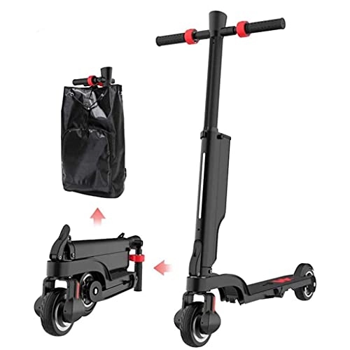 Electric Scooter : NUOLIANG Portable Electric Scooter, Foldable Scooter with LCD Display 250W Brushless Motor Removable Battery and USB Charger City Commuters
