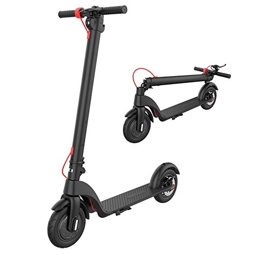 Electric Scooter : Oaicr Foldable Adult Electric Scooters, 250W Power Motor, 15Km Long Range, Max Speed 25km / h with LCD Display, 3 Speed Adjustable, LED Headlight, USB Charging Jack