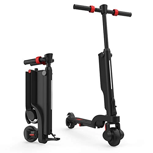 Electric Scooter : Oaicr Foldable Adult Electric Scooters, 250W Power Motor, 20Km Long Range, Max Speed 25km / h with LCD Display, 3 Speed Adjustable, LED Headlight, Bluetooth Speaker, USB Charging Jack