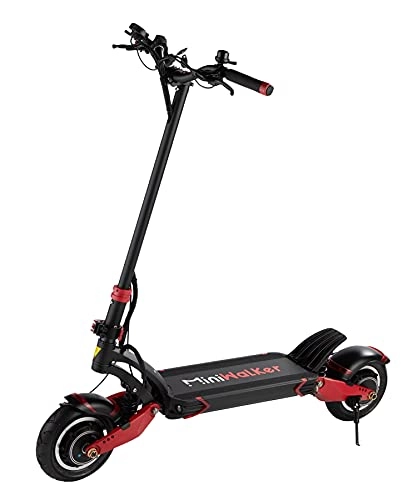 Electric Scooter : Off Road Electric Scooter for Adults 2000W Motor / 48V / 18.2 AH Folding Scooter with 10inch Tire, Max Speed 65KM / H, 3 Speed Modes E-scooter with Powerful Long-Life Battery(120Kg)