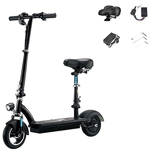 Electric Scooter : ONE-KJWH 350W Electric Scooter with Powerful Battery And Scooter Motor, Lightweight And Foldable Suitable for Adults And Teenagers with Powerful Headlights And Application Control