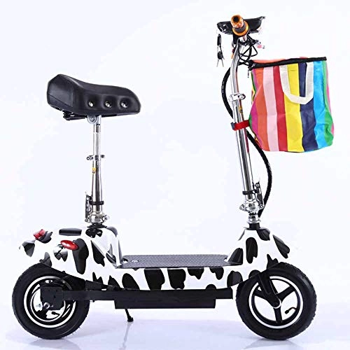 Electric Scooter : outdoor product Adult electric scooter, mini electric car double folding electric scooter, adult male / female electric scooter