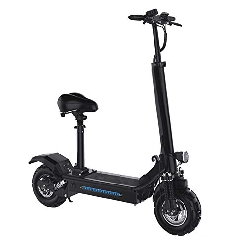 Electric Scooter : Performance Electric Scooter Adult Foldable Driving Two-wheeled Scooter Mini Electric Car Battery Car Off-road Electric Scooter Electric Scooter for Adults Electric Scooter 26.6AH