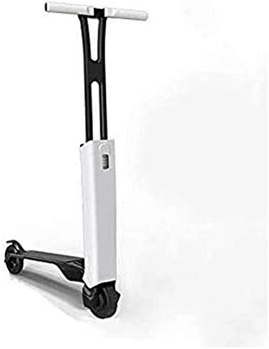 Electric Scooter : Portable Electric Scooters, Three-speed Mode Cruising Range 15-20KM, 200W Electric Foldable Scooter, 5.5-inch Freely Inflatable Wheels, Carbon Fiber Body, 1-8 Speed Adjustment