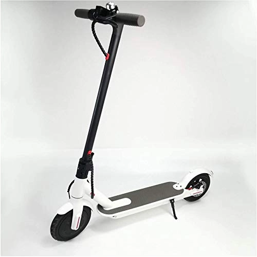 Electric Scooter : Portable Folding Commuting Scooter Offroad Electric Scooter Up To 25 Km / h with 8.5 Inch Solid Rubber Tires 350W Motor LCD Display Screen Adults Super Gifts