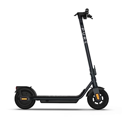 Electric Scooter : Pure Air 3 Pro+ Electric Scooter Adult 31mi (50KM) Long Range, Powerful 500W Motor, Lightweight Foldable Electric Scooters, E Scooter with 10" Tubeless Tyres and Indicators