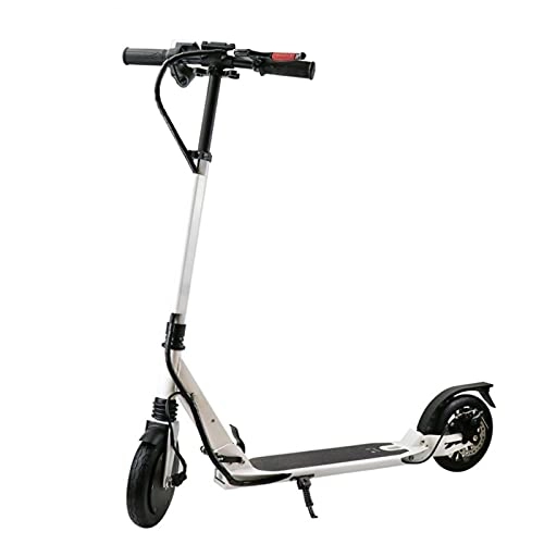 Electric Scooter : Qohg electric scooter foldable electric bicycle adult travel to work on behalf of an outdoor year-end battery car