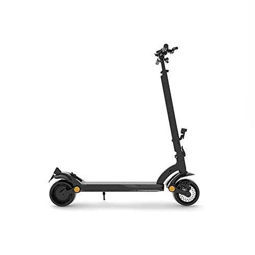 Electric Scooter : QXFJ Electric Scooter Adult, Maximum Speed 25km / H Maximum Load100kg Intelligent BMS 4M Brake Folding Type Suitable For Short Trips 60KM Endurance 100mm Solid Wide Tire 20 Degree Climbing