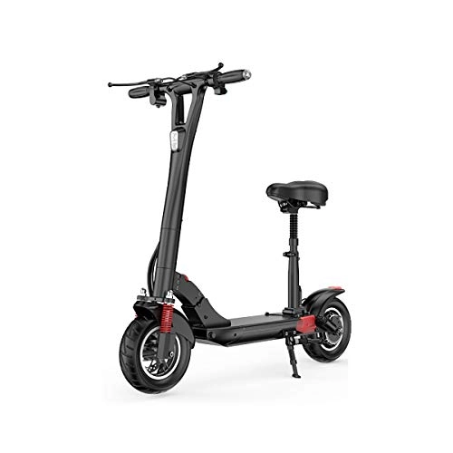 Electric Scooter : QXFJ Electric Scooter Adult, Speed ​​30km / H Continuously Variable Speed Cruising Range 30-120km High-Fidelity Bluetooth Speaker Maximum Load 150KG 36V 350W / 48V 500W Motor
