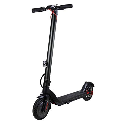 Electric Scooter : QXFJ Electric Scooter, Maximum Speed 25km / H 8.5-Inch Wheels Maximum Load 100kg 20KM Cruising Range 4h Fast Charging Portable And Folding Adult Electric Scooter Suitable For Short Trips