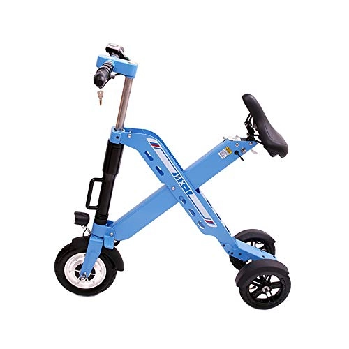 Electric Scooter : QXFJ Electric Scooter, Maximum Speed 25km / H Maximum Load 120kg Suitable For Short Trips 4h Fast Charge 40km Endurance Front 10-Inch / Rear 8-Inch Pneumatic Tires Folding Type