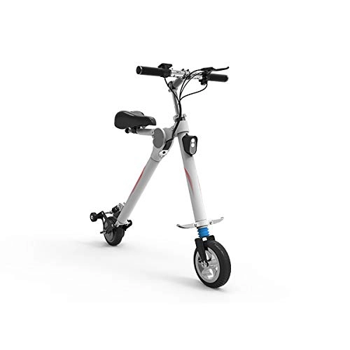 Electric Scooter : QXFJ Electric Scooter, Maximum Speed 27Km / H Maximum Endurance 20KM Maximum Load 120KGFront 8 Inches Rear 6.5 Inches Tires 250w High Power Foldable 5.2AH Lithium Battery