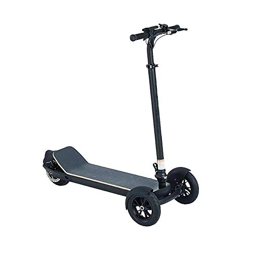 Electric Scooter : QXFJ Electric Scooter, Maximum Speed 30KM / H Maximum Load 120kg Foldable Adult Youth Off-Road Anti-Skid Electric Scooter 48V 8.8AH Lithium Battery 30km Endurance 8.5 Inch Tires
